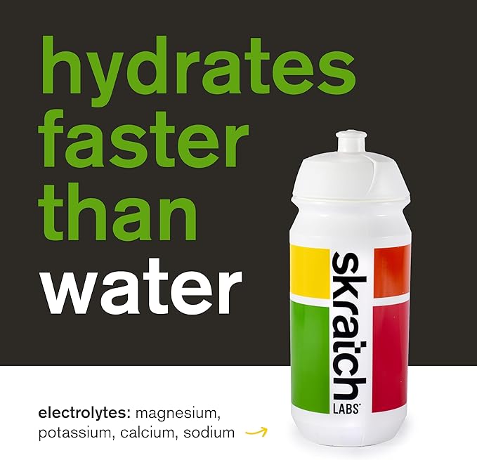 Skratch Labs Hydration Sports Drink Mix Packets – Real‑Fruit Electrolyte Powder for Fast Hydration & Endurance | Lemon Lime | 20 Pack | Vegan, Non‑GMO, Clean Ingredients