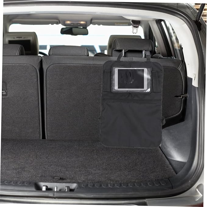 Car Seat Storage Organizer Bag Multi Hanging Pockets Easy to Install Capacity for and More for Backseat Convenience Cars Suvs and Minivans