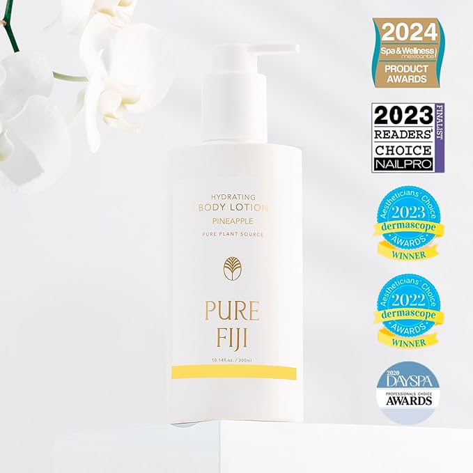 PURE FIJI Hydrating Body Lotion, Pineapple (10.14 Fl.Oz /300ml)