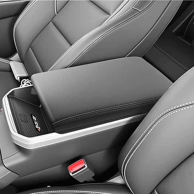 SKTU for 2025 2026 GMC Terrain Center Console Cover for 2025 2026 GMC Terrain (Elevation/AT4/Denali) Armrest Cover GMC Terrain 2025 2026 Accessories 2025 2026 Terrain Soft Console Cushion-Durable