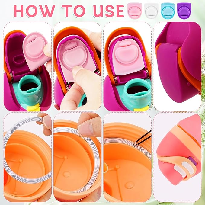 4 Sets Replacement Rubber Stopper and O Ring Gasket Compatible with Owala FreeSip 24oz 32oz,Water Bottle Lid Insert Cap Seal Parts for Owala 16/19/24/32/40oz Mouthpiece Accessories Z4K15