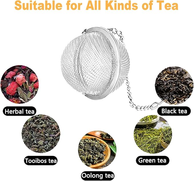 2 Pack Halloween Themed Tea Infuser - Gothic Loose Leaf Tea Steeper with Black Raven & Skull Butterfly Charm, 304 Stainless Steel, Perfect Spooky Tea Gift