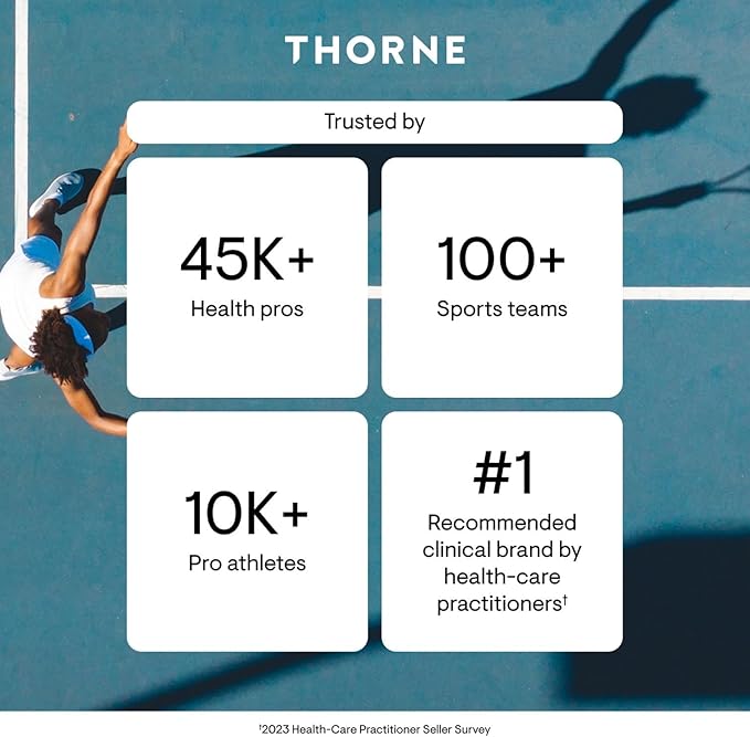 THORNE - Daily Electrolytes - Zero Sugar & Low-Calorie Electrolyte Powder Drink Mix - Flavors Derived from Natural Sources - NSF Certified for Sport - Variety - 30 Stick Packs