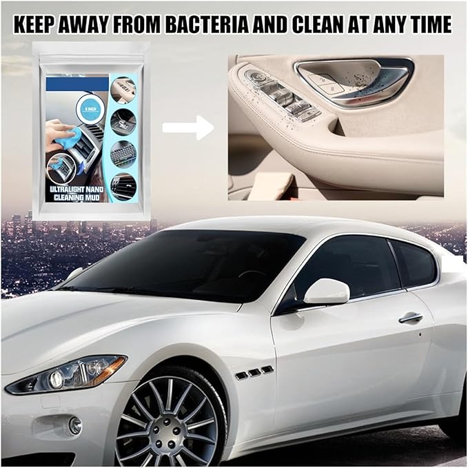 Reusable Car Cleaning Gel for Air Vent - Interior Detail Cleaner for Car Accessories