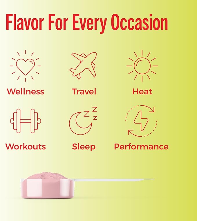 TREVI™ Sugar Free Electrolytes - Everyday Hydration Drink Mix Hydration Powder Multi Serving Tub - 45 Serving - Strawberry Kiwi