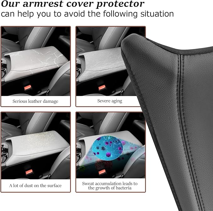 SKTU for 2025 2026 BMW X3 Center Console Cover for 2025 2026 BMW X3 Armrest Cover BMW X3 2025 2026 Accessories Seat Box Cover 2025 2026 X3 (30 xDrive/M50 xDrive) Center Console Cushion [Soft, Durable]