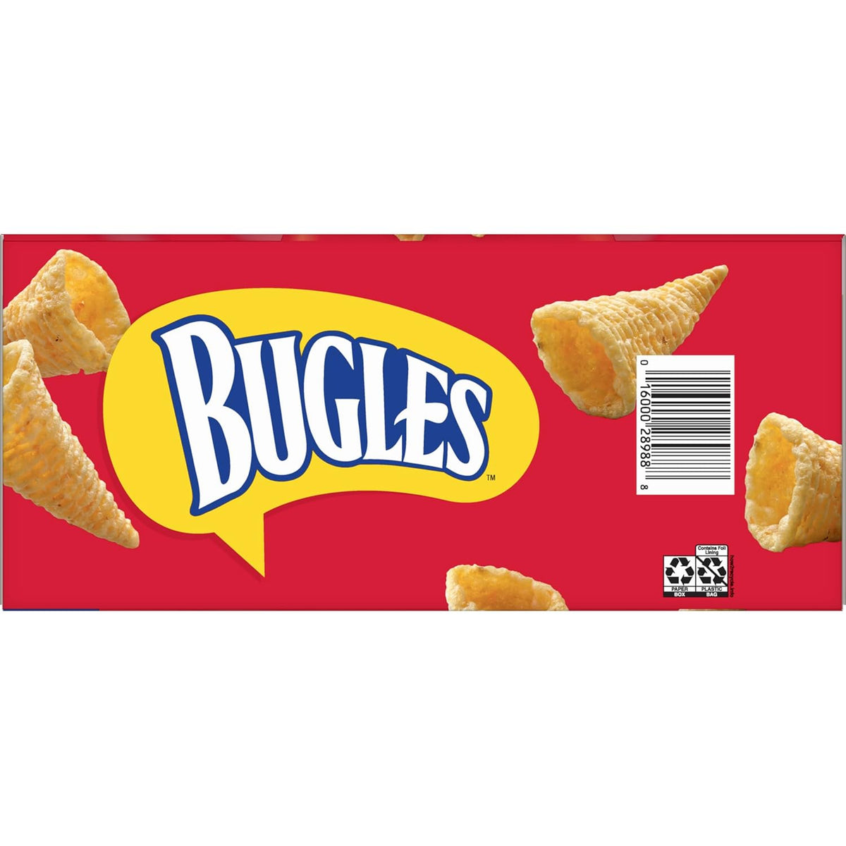 bugles original crispy corn snacks 10 count multipack 8.75 oz snack bags