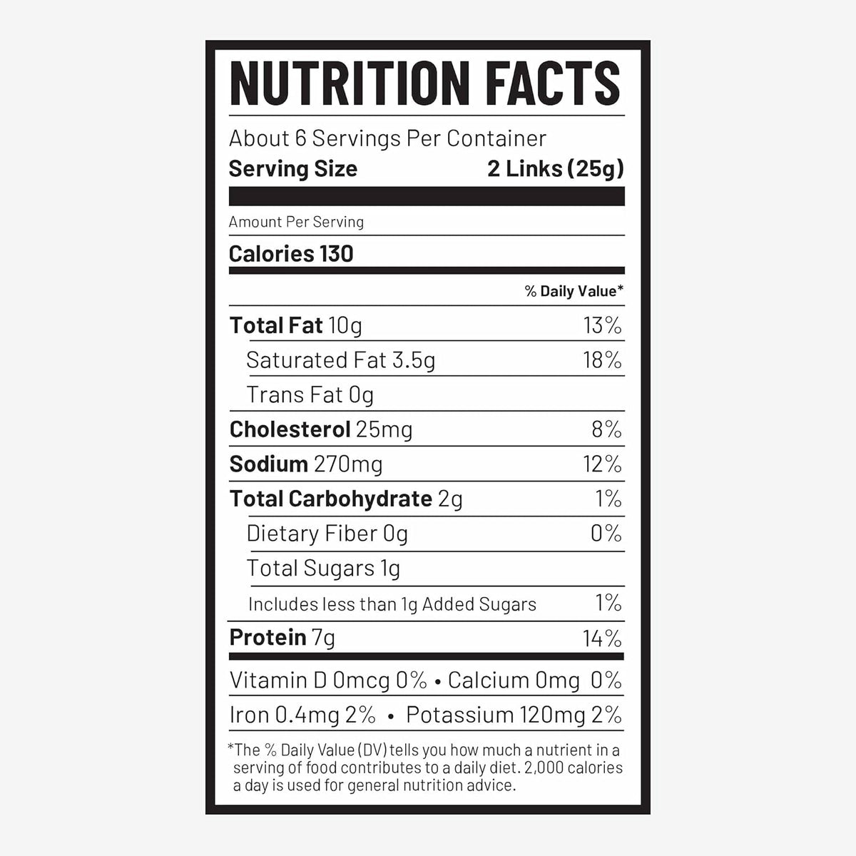 Duke's Pork Cajun Andouille Smoked Shorty Sausages, 7g Protein Per Serving, 5 oz.