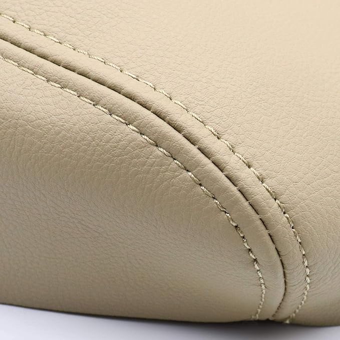 FZJDSD Beige Tan Center Console Cover Armrest Cover Replacement Compatible with Honda Pilot 2009 2010 2011 2012 2013 2014 2015