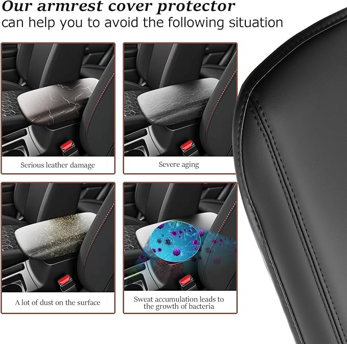 SKTU for 2025 2026 Mitsubishi Outlander Sport Center Console Cover for 2021-2026 Mitsubishi Outlander Sport Armrest Cover 2024 2025 2026 Outlander Sport Accessories Outlander Sport Console Cushion