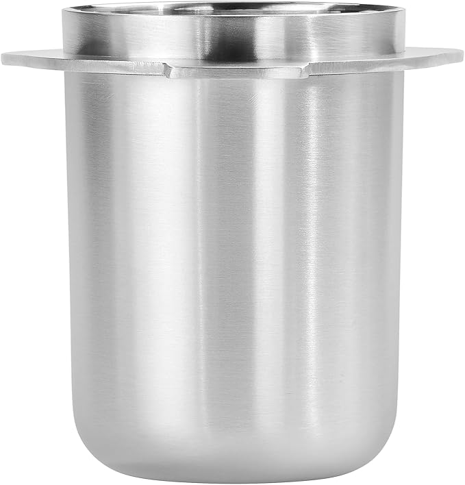 Normcore 53.3mm Portafilter Dosing Cup, 304 Stainless Steel, Mirror-polished Inside, Compatible with 54mm Breville Sage Portafilters, Brushed Silver