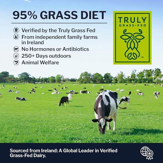Opportuniteas Grass Fed Vanilla Whey Protein Isolate Powder - 22g Protein Powder Without Artificial Sweeteners, Hormone-Free Cows, Non GMO - 2.5lb