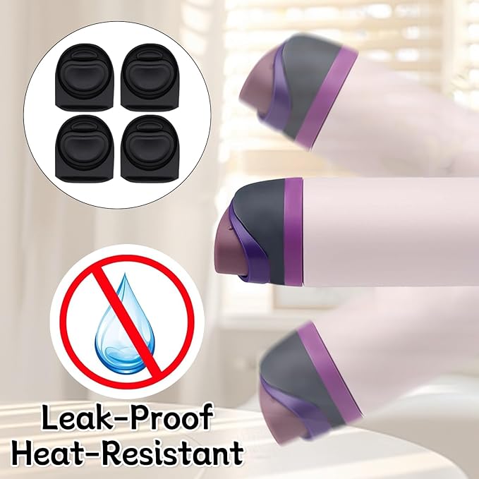 4pcs Replacement Stopper Seal Compatible with Owala FreeSip 24oz 32oz,Water Bottle Lid Insert Cap Silicone Seal Parts for Owala 16/19/24/32/40oz Spout Gasket Mouth piece Accessories F6