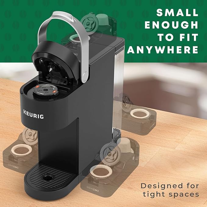 Savepod Coffee Pod Maker – Lite Reusable Pod Maker Kit Includes Universal Ring, Stainless Steel Scoop, 50 Compostable Filters & Manual PodMaker for Keurig Coffee Maker, Easy Daily Coffee Refill