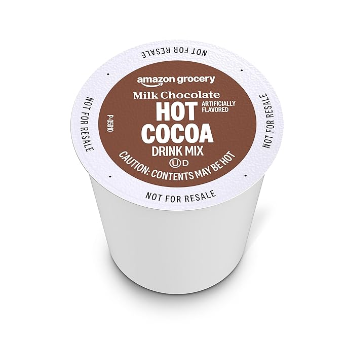 Happy Belly Hot Cocoa Pods, Milk Chocolate, 24 Count