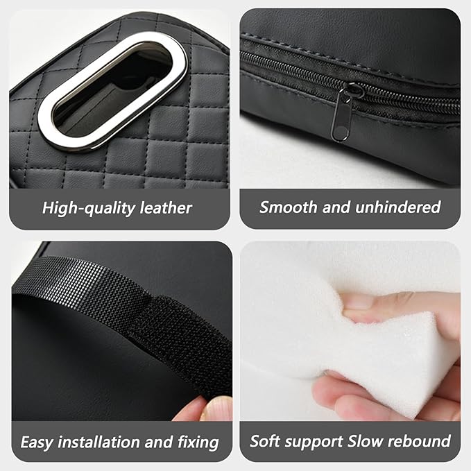 Center Console Cover for KIA Seltos 2019 2020 2021 2022 2023 2024 2025, Leather Arm Rest Armrest Cover for Car, Center Console Armrest Cover Armrest Storage Box, Interior Accessories