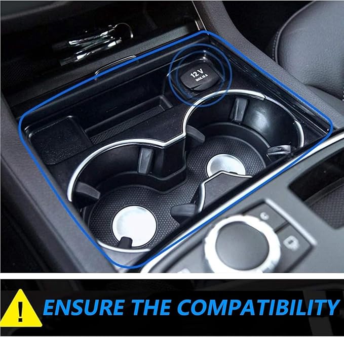 Car Wireless Charger for Mercedes Benz GLE/GLS(2016 2017 2018 2019) ML/GL(2012 2013 2014 2015),for Any Qi-Enabled Phone,with USB Port Anti-Slip Mat