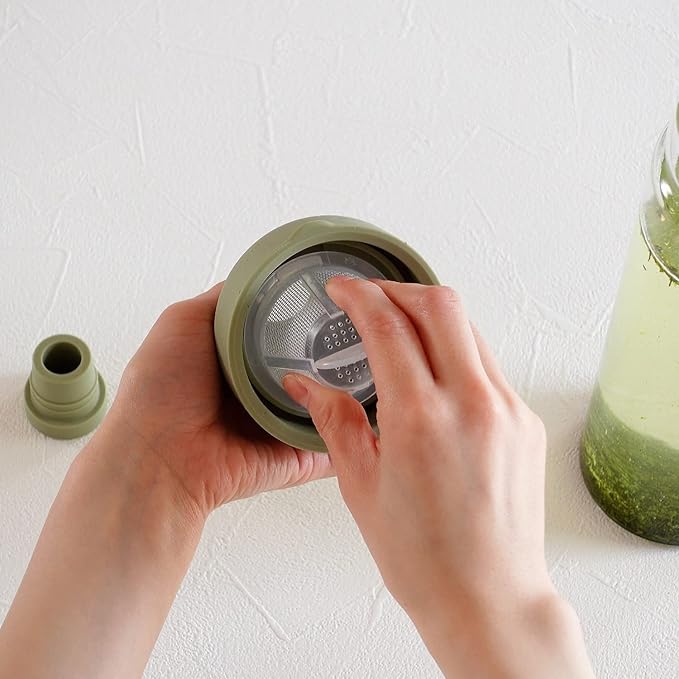 HARIO FIB-30-SG Filter-In Bottle, Practical Capacity, 10.1 fl oz (300 ml), Smoky Green, Made in Japan