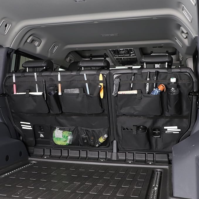 Car Trunk Organizer,Backseat Hanging Organizer Compatible with Ineos Grenadier 2020-2026 Large Capacity Backseat Trunk Organizer expansion accessories