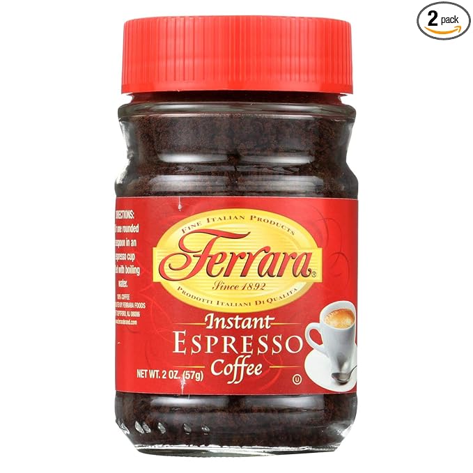 Ferrara Espresso Instant Coffee 2 oz set of 2