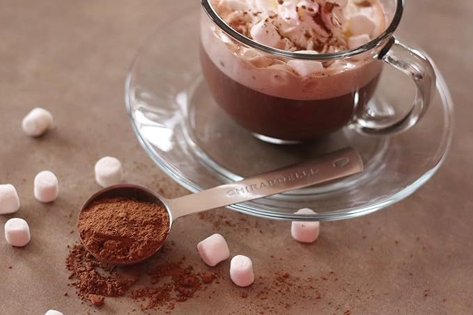 Ghirardelli Sweet Ground Chocolate & Cocoa Gourmet Powder, 10 lb Box with Ghirardelli Stamped Barista Spoon