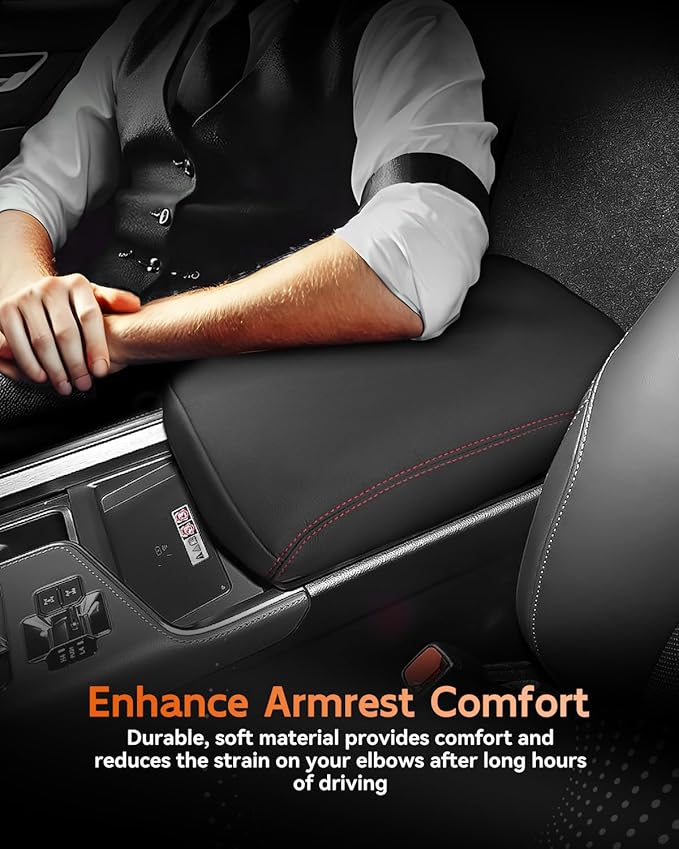 CDEFG for 2024 2025 2026 Lexus GX 550 Center Console Cover Armrest Box Cover for GX550 (Premium, Premium Plus, Luxury, Luxury Plus, Overtrail, Overtrail Plus) Accessories Console Arm Rest Protector