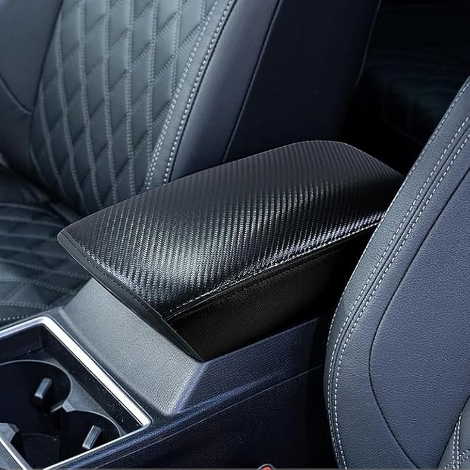 Armrest Cover for 2022-2026 Mitsubishi Outlander(SE/Black Edition/SEL) Mitsubishi Outlander Accessories Center Console Cover Arm Rest ProtectorMiddle Lid Pad Protector PU Leather,Anti-Scratch,Non-Slip