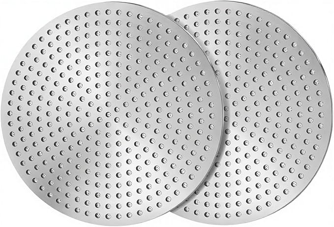2 Pack 58mm Espresso Puck Screens, 1.7mm Thick 150μm Stainless Steel Filter Plates, Reusable Lower Shower Screens for Standard 58mm & E61 Portafilter Baskets, Anti-Channeling Tools