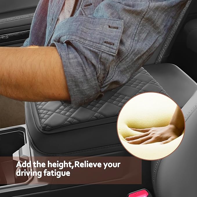 SKTU 2025 2026 4Runner Armrest Cover for 2025 2026 Toyota 4Runner Center Console Cover Toyota 4Runner 2025 2026 Accessories 2025 2026 4Runner Soft Center Console Cushion-Durable