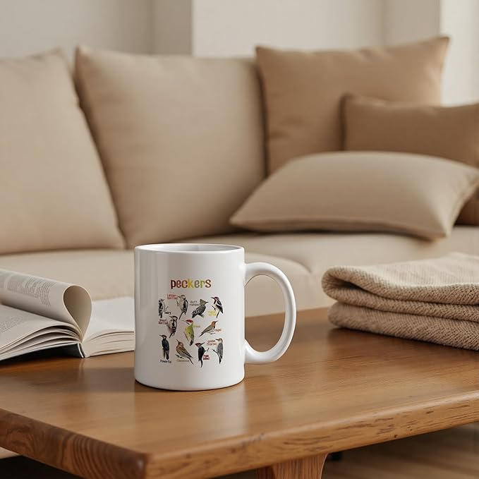 Colorful Bird Mug 11 oz, Bird Lover Gifts for Women Men Coffee Cups Ceramic, Farmhouse Decorative Birds Ceramic Mug for Coffee Tea Hot Cocoa Home Office Work