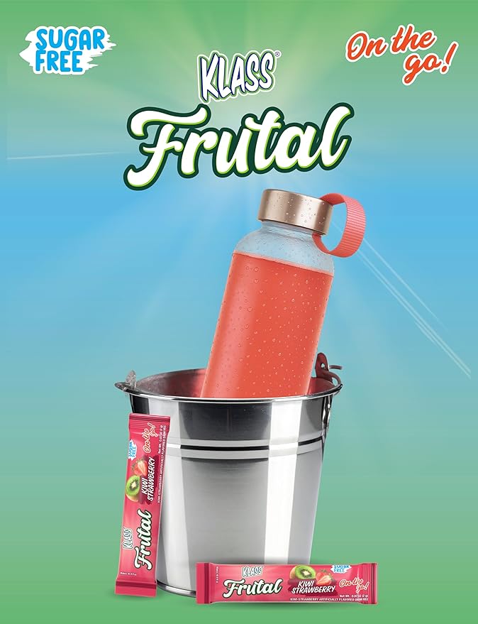 Árbol Frutal On-The-Go! | Powdered Drink Mix – Strawberry Kiwi Flavor, Sugar Free – 30 Stick Packs