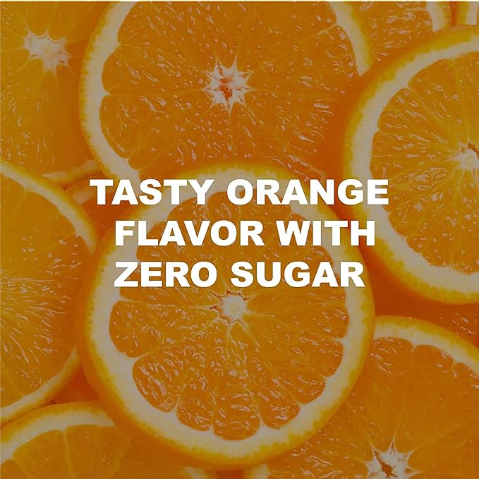 SINGLES TO GO! Sunkist Singles To Go Drink Mix Orange, 3 Boxes with 6 Packets Each -18 Total Servings