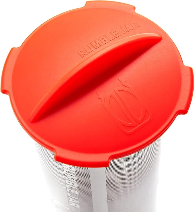 Rumble Jar - Next-Gen Cold Brew Coffee Maker for Mason Jars - 200 Micron Filter Is Ideal for Coarse Grounds & Stronger Coffee - Includes Filter + 32oz Mason Jar