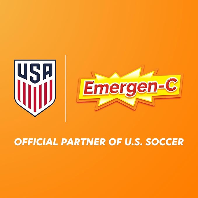 Emergen-C Hydration+ Sports Drink Mix With Vitamin C (18 Count, Raspberry Flavor), Electrolyte Replenishment, 0.33 Ounce Powder Packets