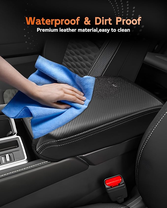 CDEFG for Nissan Pathfinder 2022-2025 2026 Center Console Cover Armrest Box Cover for Pathfinder (S, SV, SL, Rock Creek, Platinum) Accessories Console Arm Rest Protector