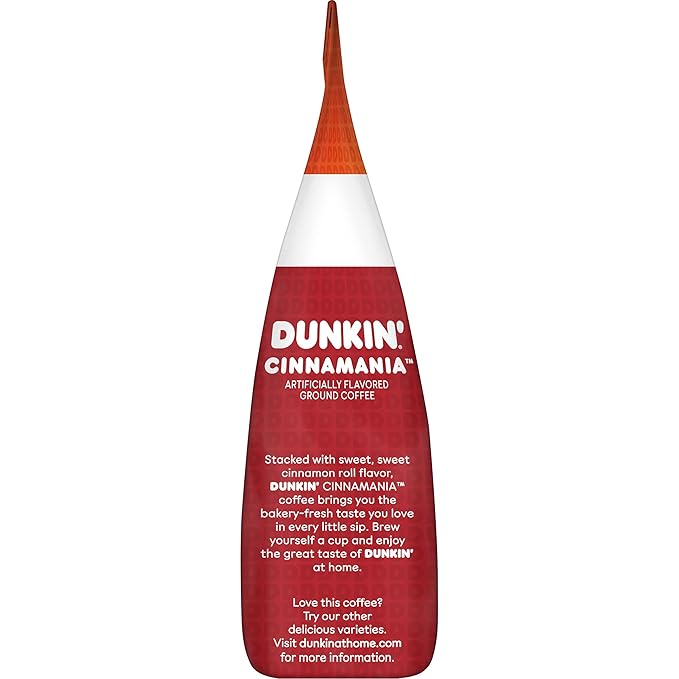 Dunkin' Cinnamania Flavored Ground Coffee, 11 Ounces (Pack of 6)