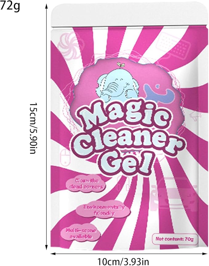 Car Cleaner Gel - Car Wash Interior Dust Remover Glue - Automotive Dust Crevice Cleaner, Slime Auto Air Vent, Cleaning Putty for Keyboard