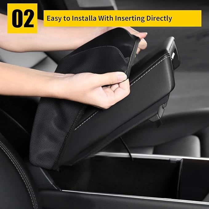 AOMSAZTO Console Covers for 2020-2024 Mazda Mazda3 Black