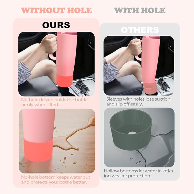 Silicone Boot for Owala 30oz & 40oz FreeSip Sway Bottles & Tumblers - Non-Slip, Scratch-Resistant, Stability Enhancer, Available in 12 Colors (Summer Harvest)