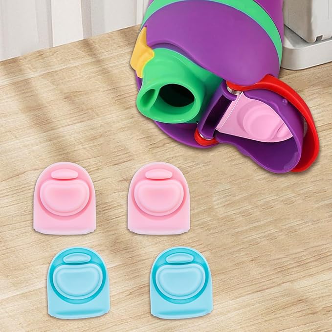 4pcs Replacement Stopper Seal Compatible with Owala FreeSip 24oz 32oz,Water Bottle Lid Insert Cap Rubber Seal Parts for Owala 16/19/24/32/40oz Spout Gasket Mouth piece Accessories