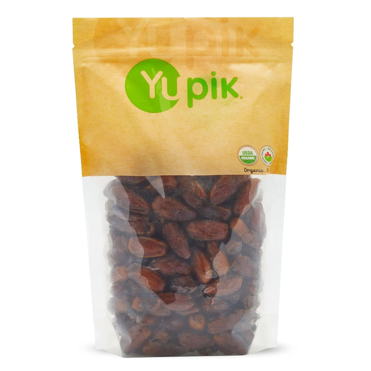 Yupik Organic Medjool Dates with Pits, 2.2 lb (35.2 oz), Non-GMO, Gluten-Free, Vegan, Kosher, Dried Fruits, Naturally Sweet, Sulphite-Free, Source of Fiber, Healthy Snacks, Ideal for Baking & Topping