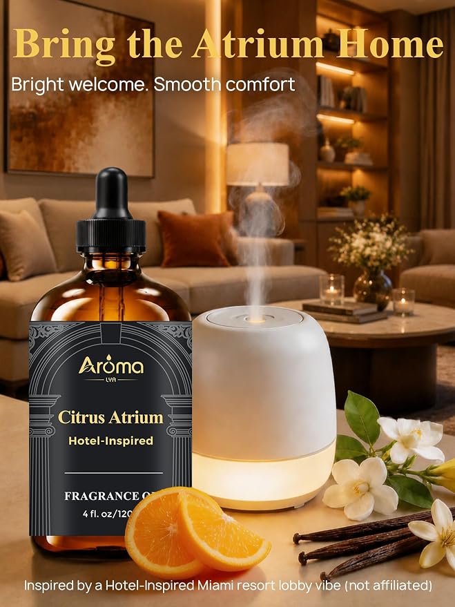 Citrus Atrium - Hotel Collection Diffuser Oil | Hotel-Inspired Miami Citrus Scent