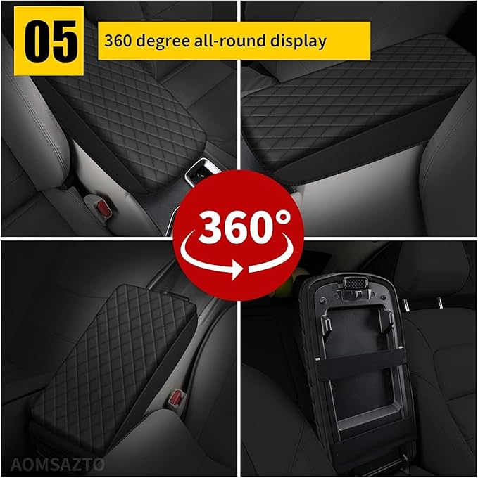 AOMSAZTO Memory Foam Armrest Cushion Pad for 2014-2020 Nissan Rogue
