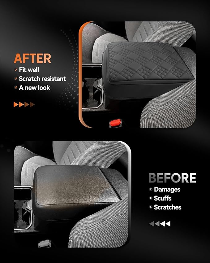 CDEFG for 2025 2026 Toyota 4Runner Center Console Cover Armrest Box Cover for 4Runner (SR5, TRD Sport, Off-Road, Premium, Limited, Platinum, Trailhunter) Accessories Console Arm Rest Protector