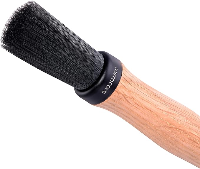 Normcore Barista Brush - Coffee Cleaning Brush - Natural American OAK Wood Handle Coffee Brush - Espresso Machine Cleaning Brush