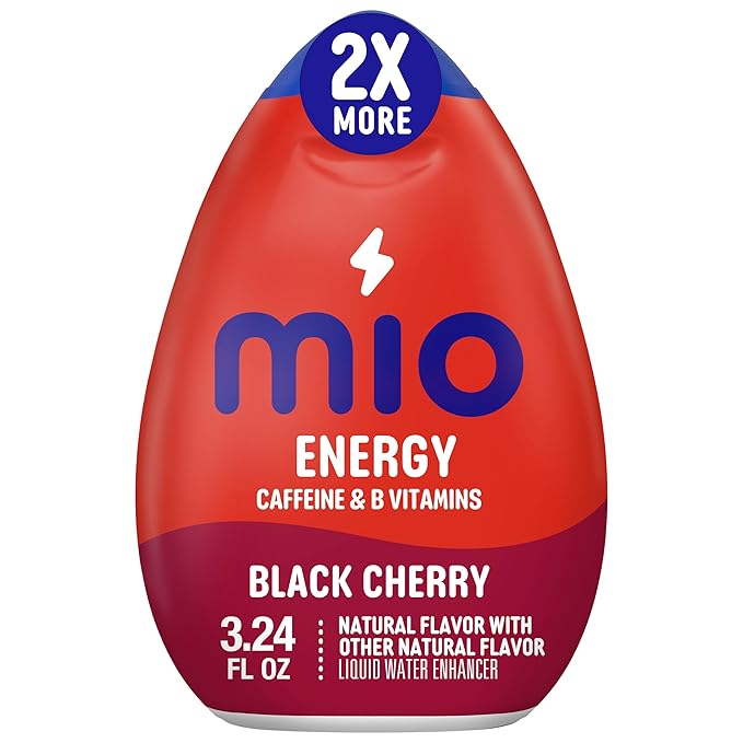 mio Energy Black Cherry Naturally Flavored with other natural flavor Liquid Water Enhancer, 3.24 fl oz Bottle