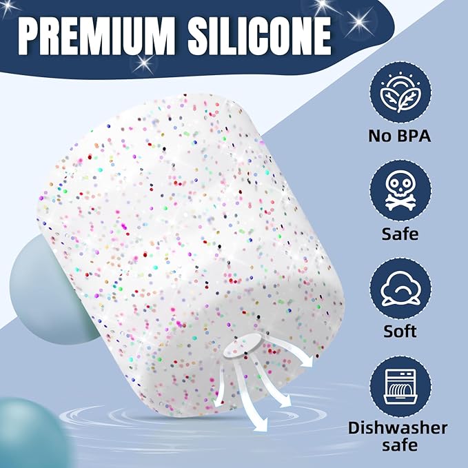 Silicone Higher Boot Compatible with Owala 30oz & 40oz FreeSip Sway Bottles & Tumblers, Large Protection Anti-Slip Bottom Cover Sleeve for Freesip Sway Tumbler and Bottle