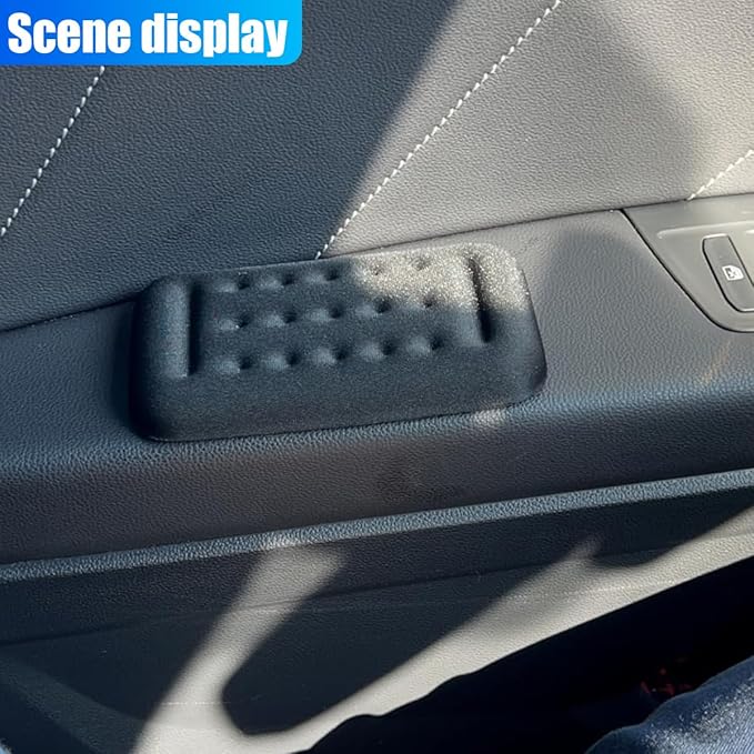 Car Arm Rest Elbow Pad, Memory Foam Auto Door Armrest Cushion, Soft Comfortable Support Pad for Relieve Elbow Fatigue, Universal Vehicle Interior Center Console Armrest Accessory (1PC)