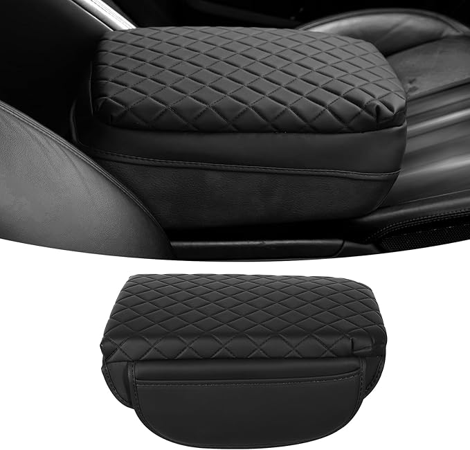 Console Cushion Cover for Toyota Tacoma 2005-2015 SR SR5 Off-Road PreRunner TRD-Sport pro Limited Tacoma Organizer Armrest Storage Box Cover Tacoma Interior Accessories