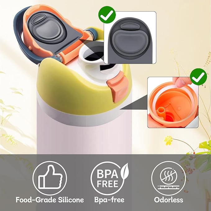 3 Sets Replacement Seal Stopper and O Ring Gasket Compatible with Owala FreeSip 24oz 32oz,Water Bottle Lid Insert Cap Rubber Seal Parts for Owala 16/19/24/32/40oz Mouth Piece Accessories Z3K1